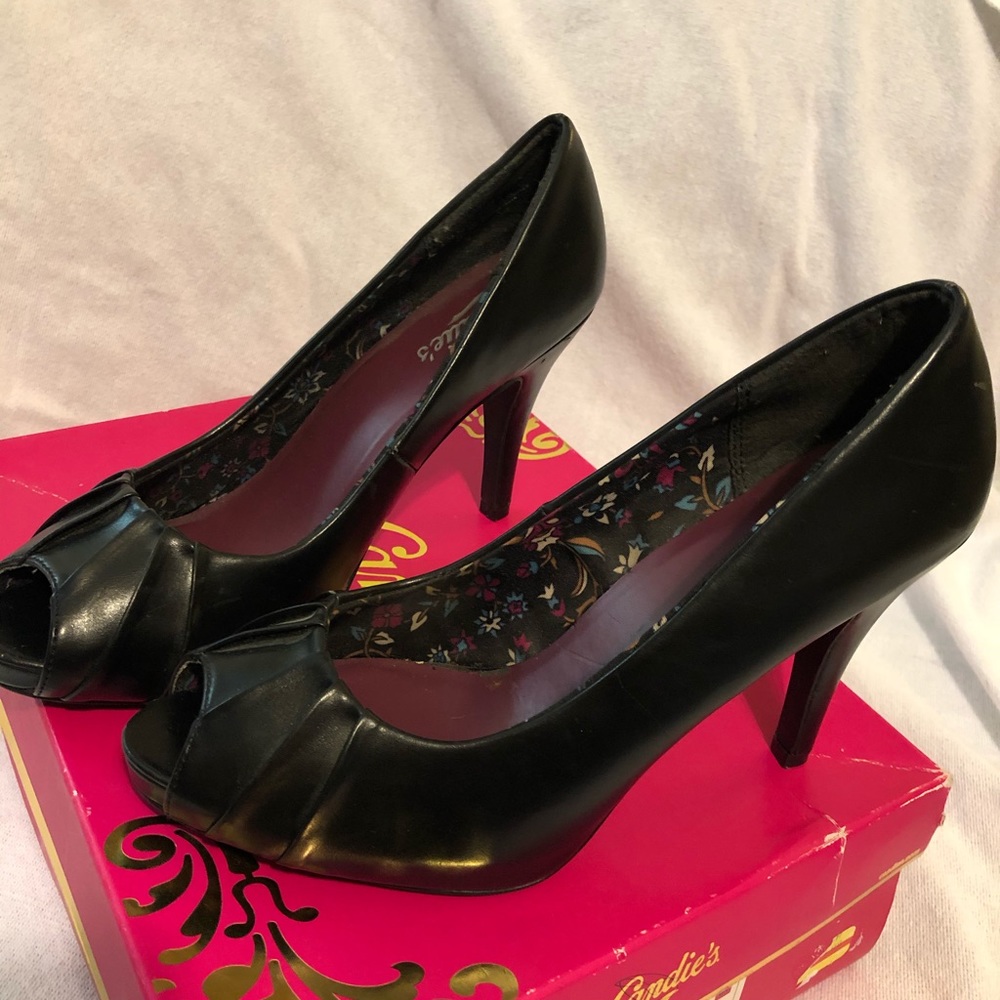 Candies peep toe heels
